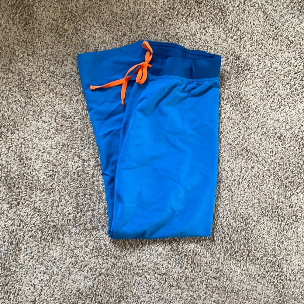 Figs blue alps scrub pants M